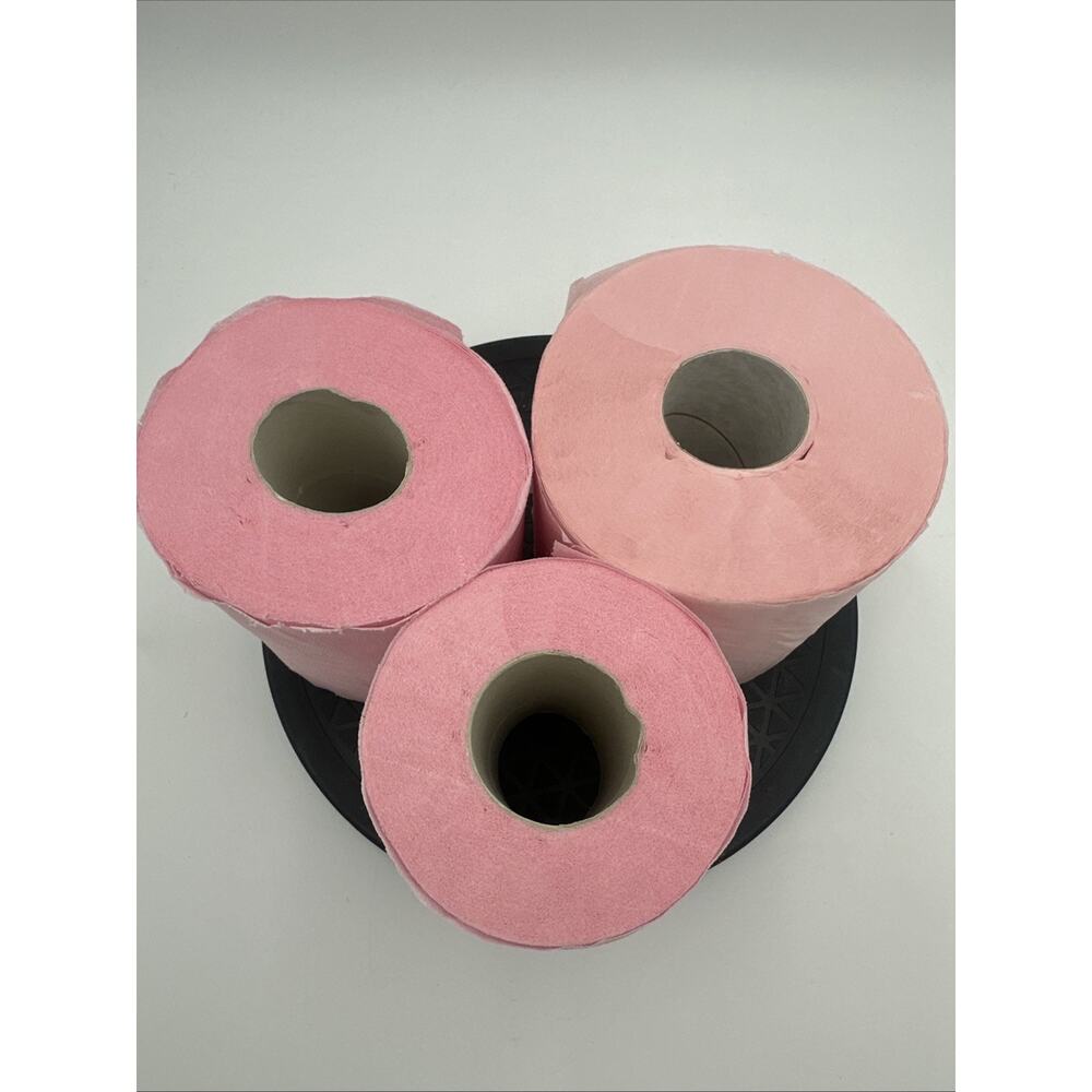 3 Vintage Rolls of Pink Toilet Tissue Paper Roll *READ - Picture 3 of 6